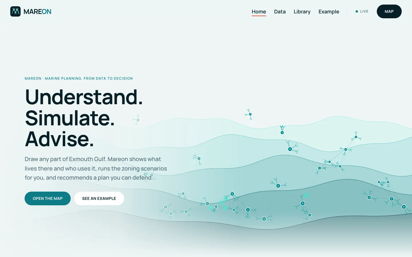 The Mareon home page